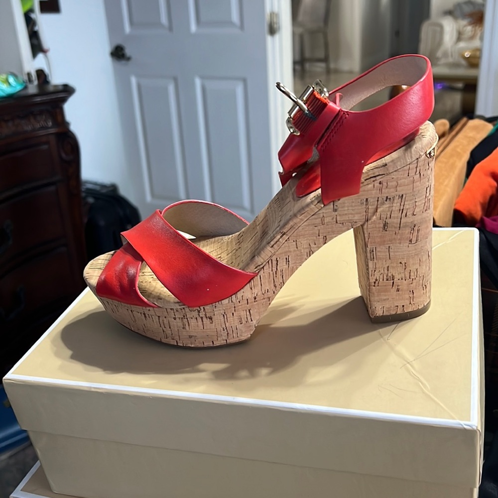 Michael Kors wedge sandal (Never worn)